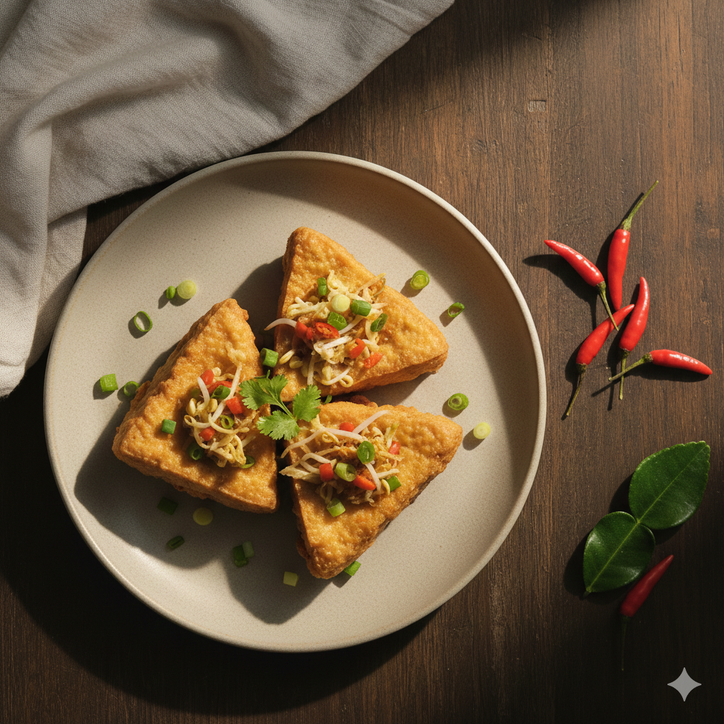 Tahu isi ( Stuffed Tofu )