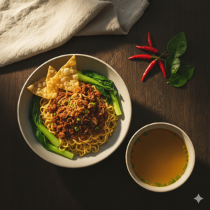 Mie Ayam ( Chicken Noodle)