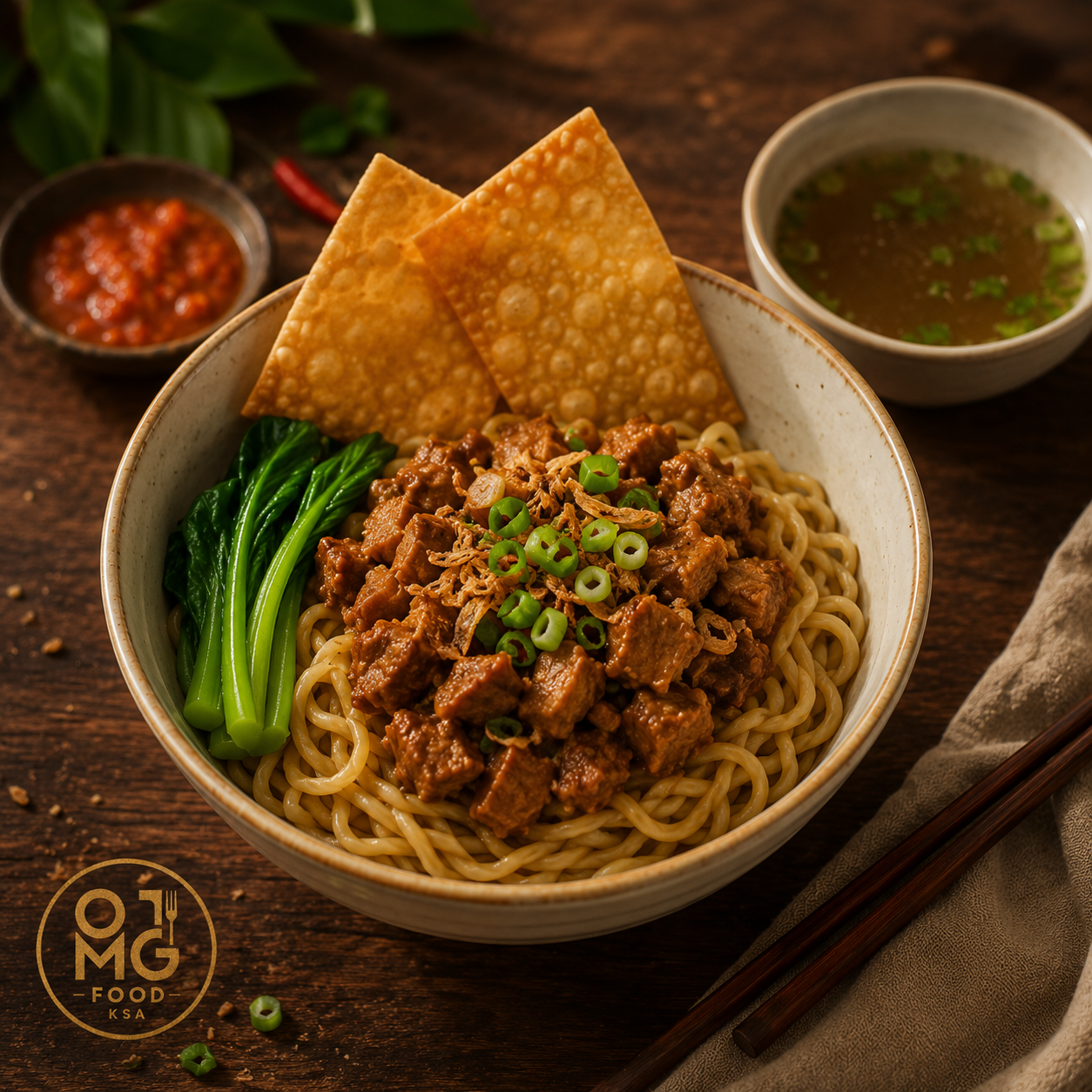 Mie Ayam ( Chicken Noodle)