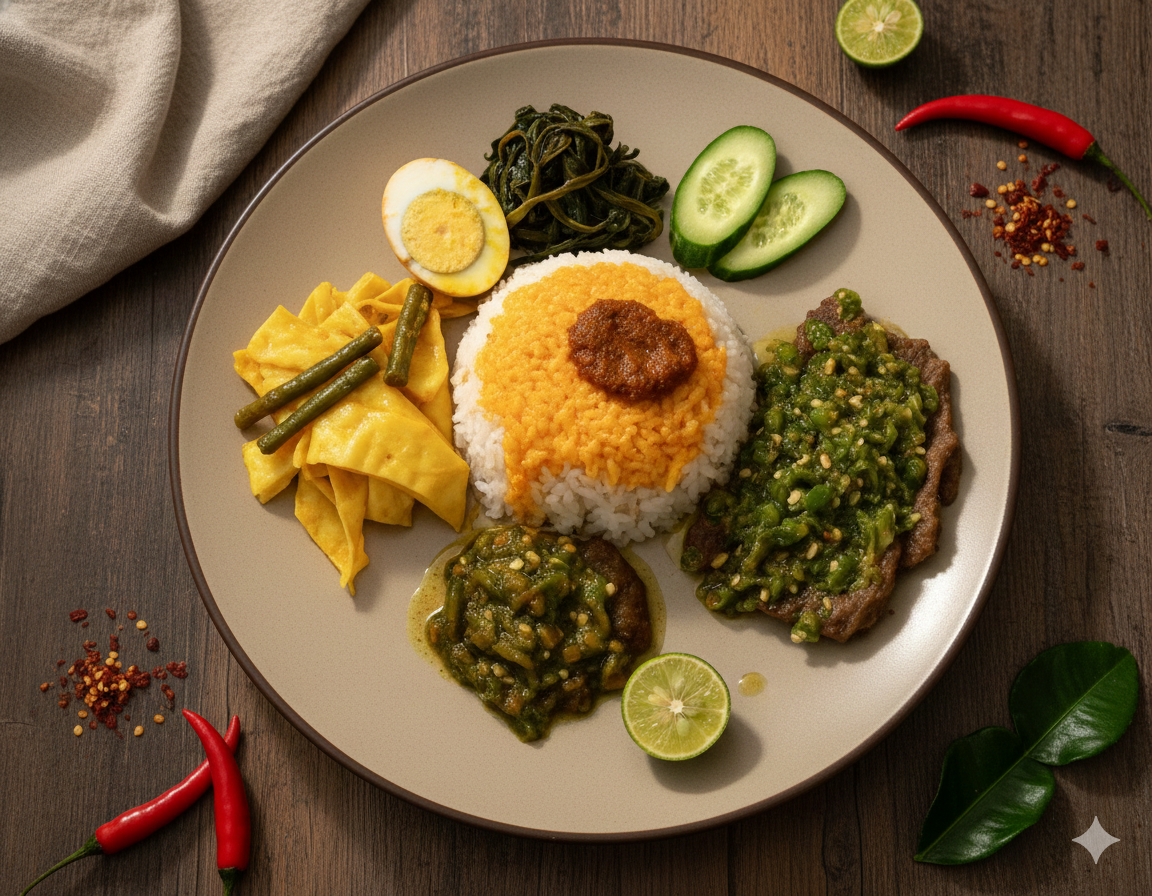 nasi padang dendeng batokok
