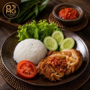 Nasi Ayam Penyet